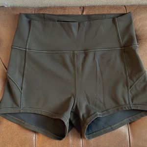 Lululemon Dark Olive Shorts
